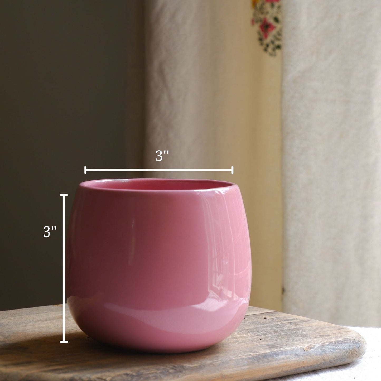 Blush 3" Ceramic Planter