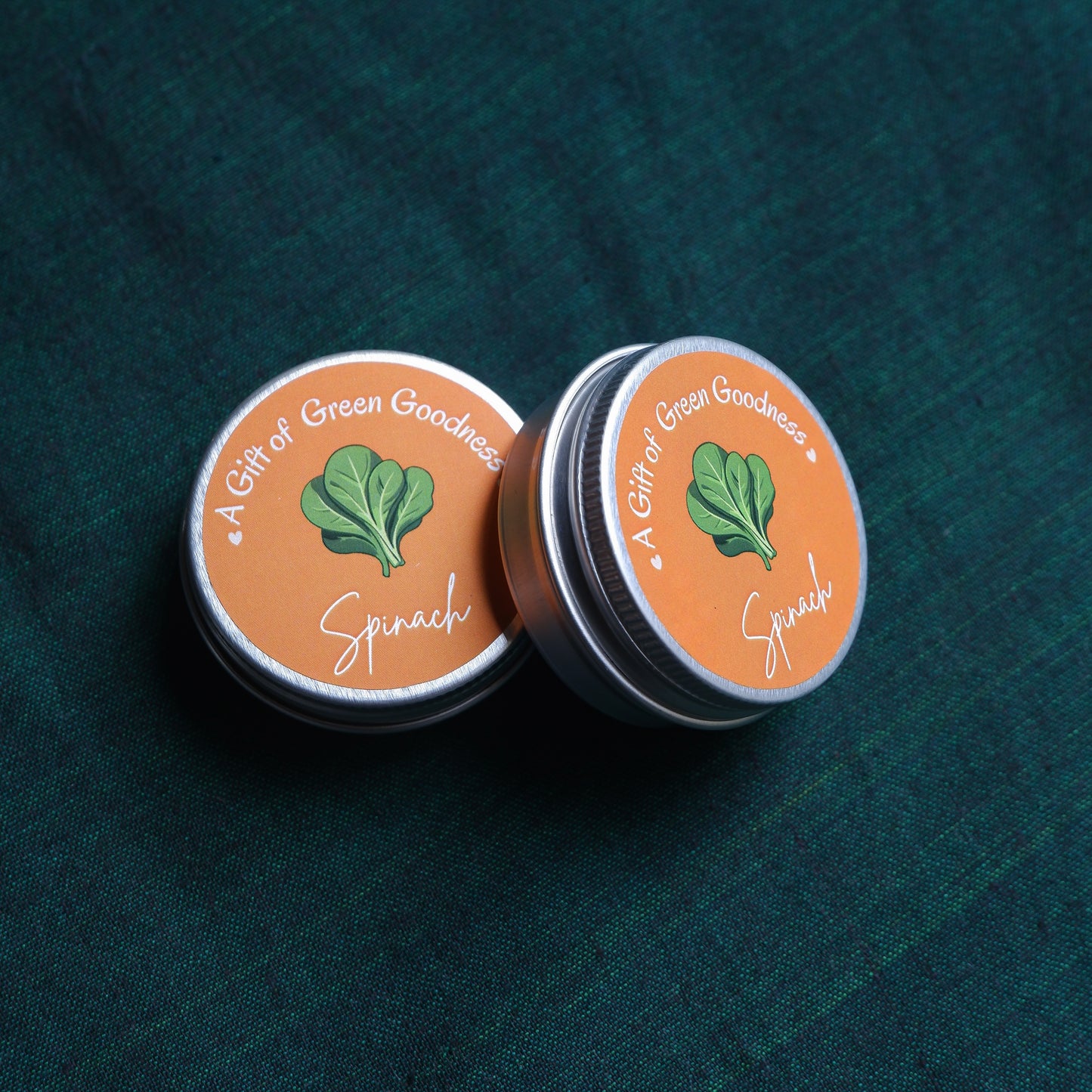 spinach seed tins return gifts