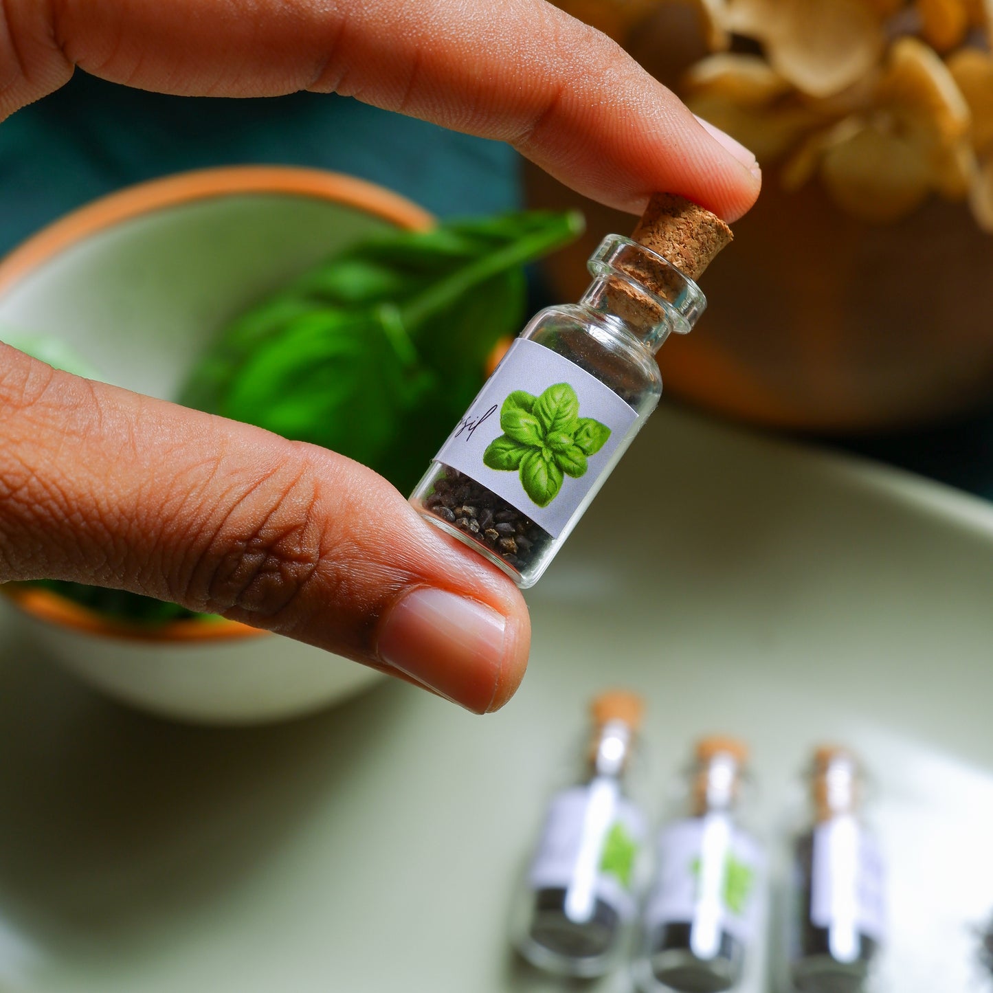 Italian Basil Seed Vial Return Gifts India