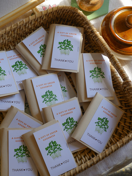 Radish Microgreens Seed Packets- Return Gifts
