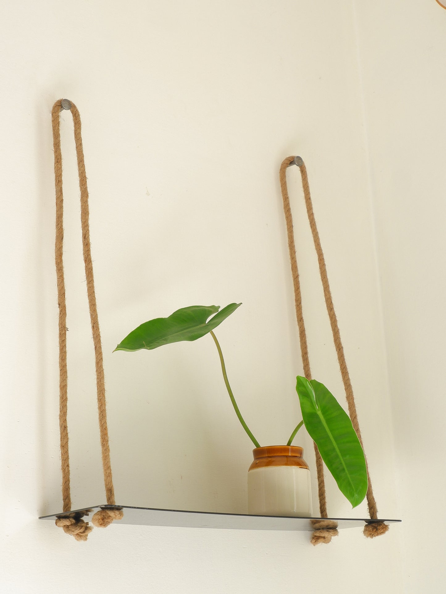 Shop Black Hanging Metal Shelf to display plants. Delivered all India