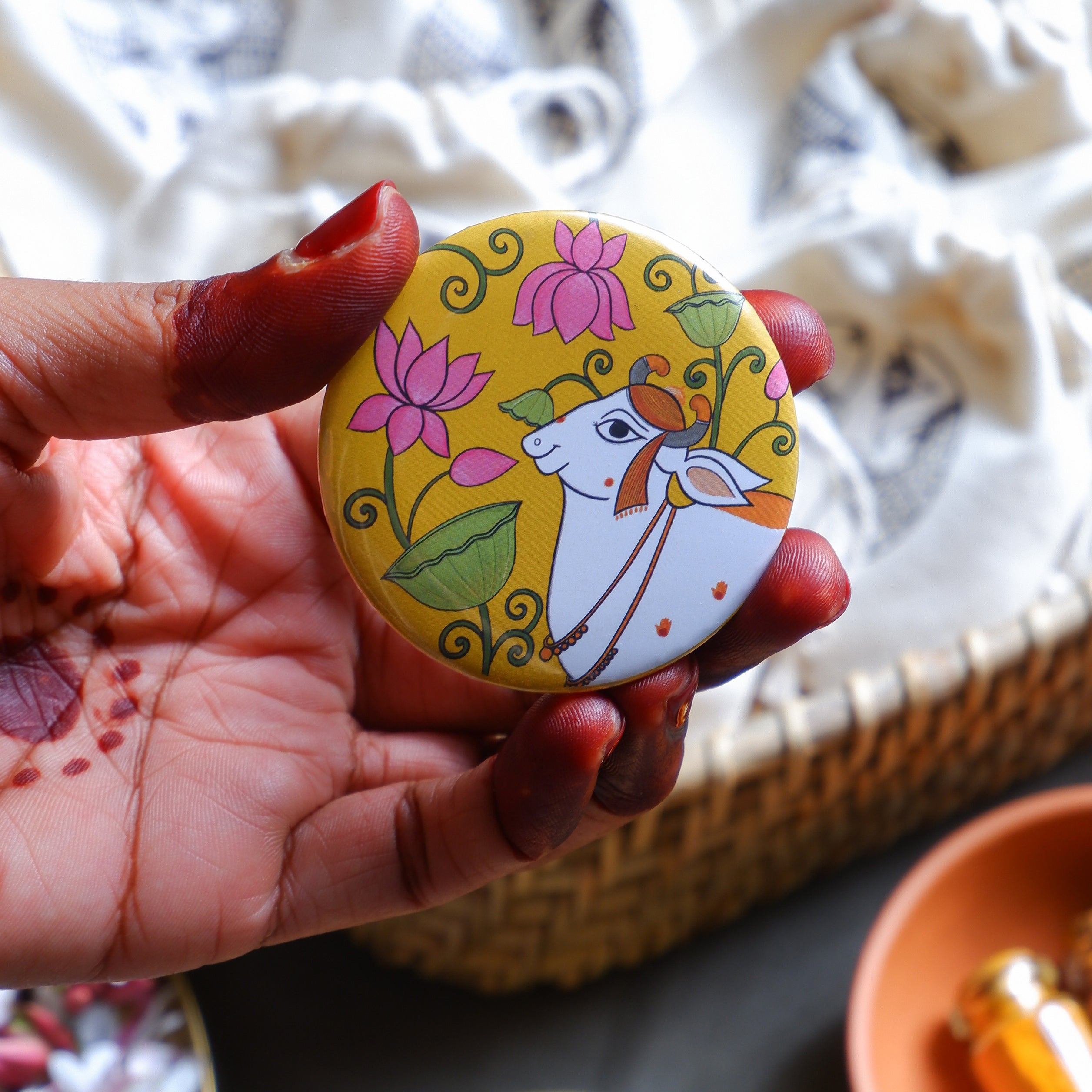 Traditional Indian Art Fridge Magnets | Madhubani, Gond & Pichwai