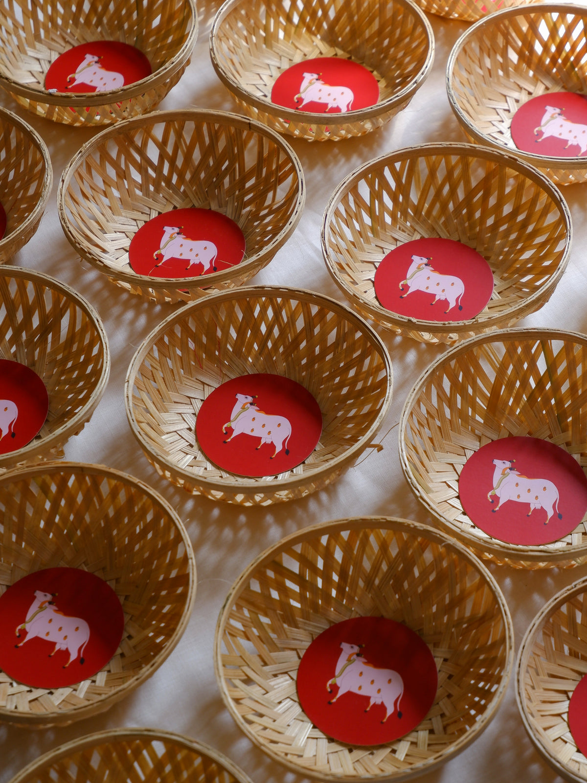 Handmade bamboo bowls return gifts