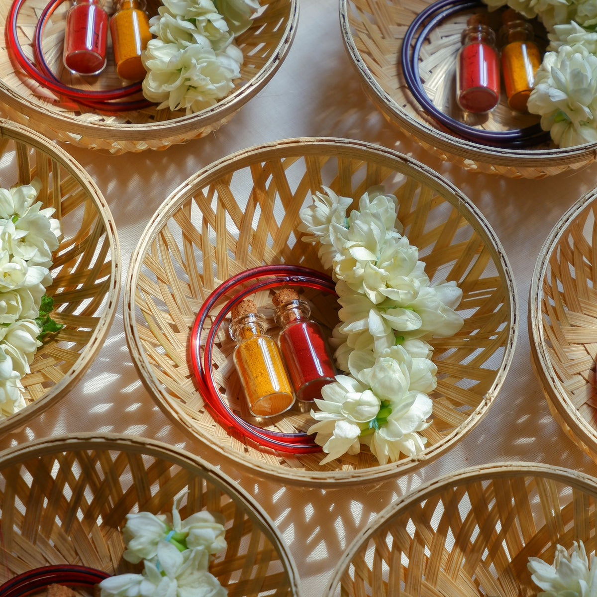 bamboo bowls for haldi kumkum return gifts