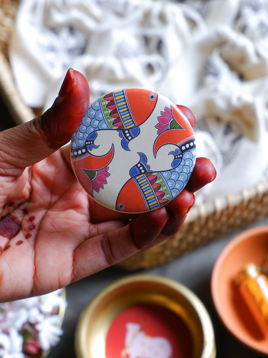 Madhubani Fridge Magnet- Single Piece