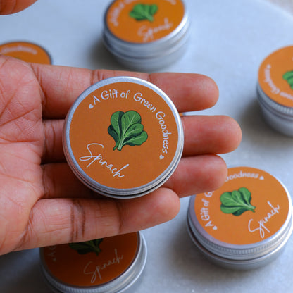 spinach seeds return gifts 