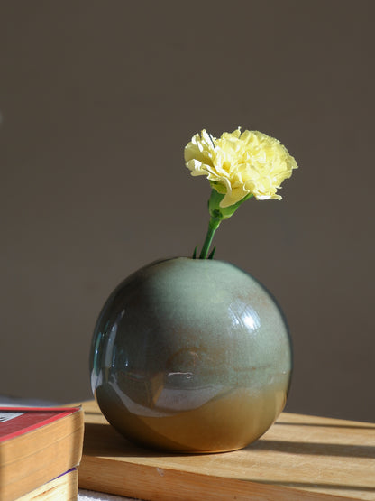 Ash Orb Ceramic Vase