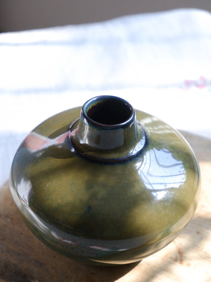 Olive Mini Ceramic Vase-2