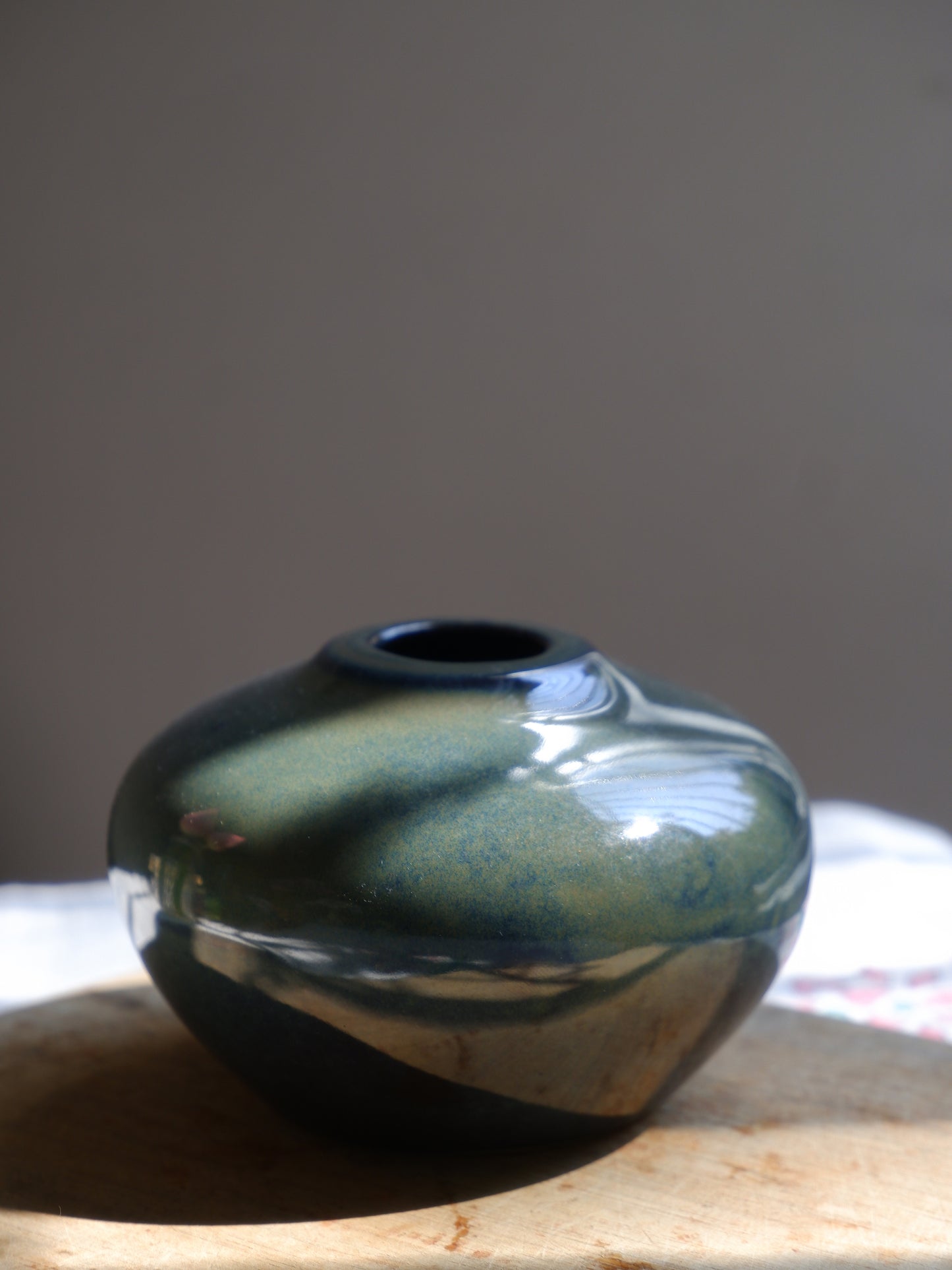 Olive Mini Ceramic Vase-1