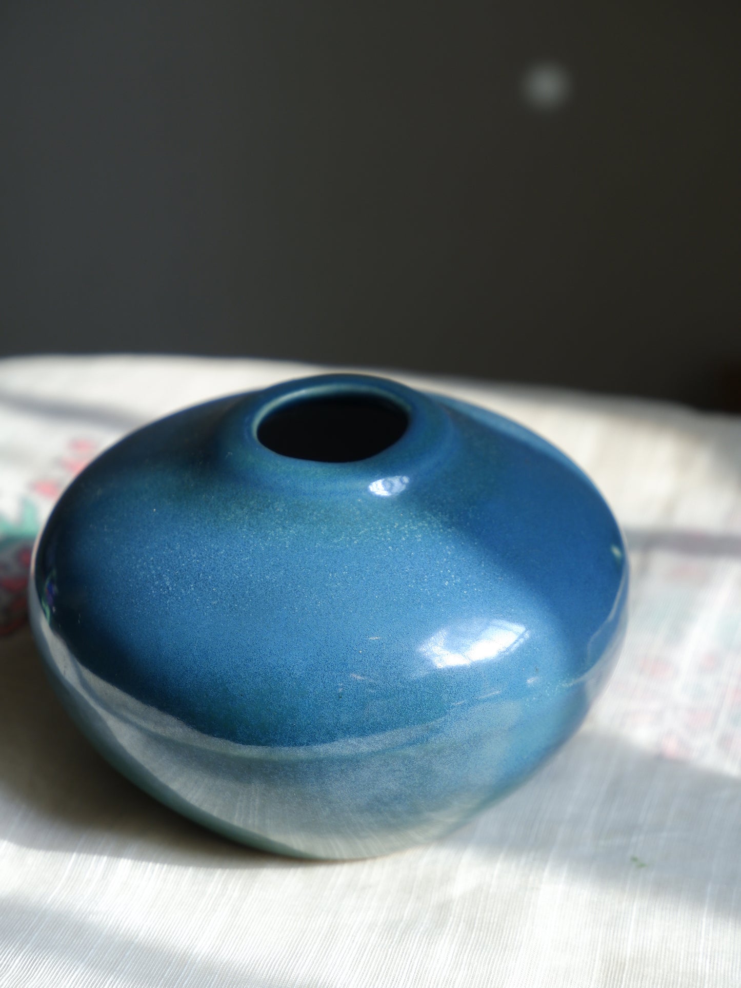 Aqua Mini Ceramic Vase