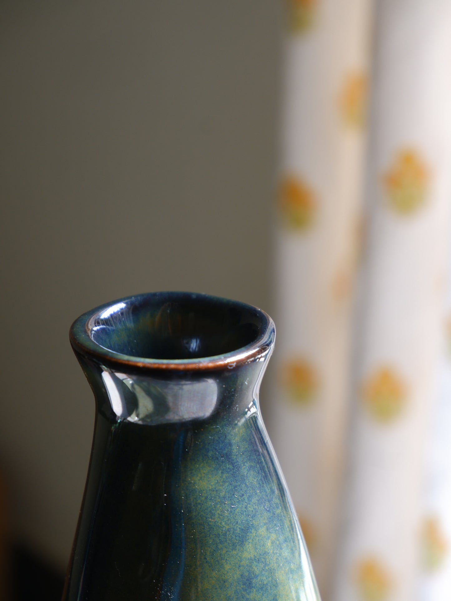 Olive Bottle Ceramic Vase