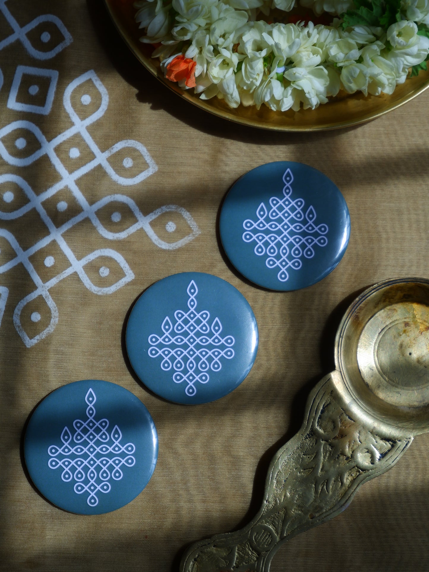 Divya Kolam Fridge Magnet- Single Piece