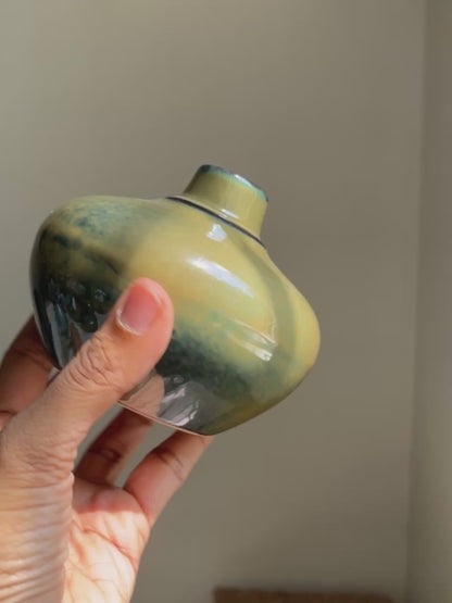 Olive Mini Ceramic Vase-2