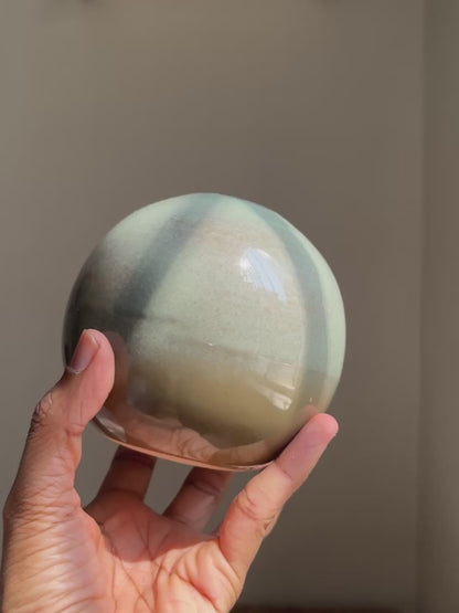 Ash Orb Ceramic Vase