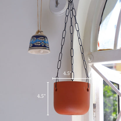 Shop online our Hanging terracotta clay pots for indoor hanging plants that are delivered all India